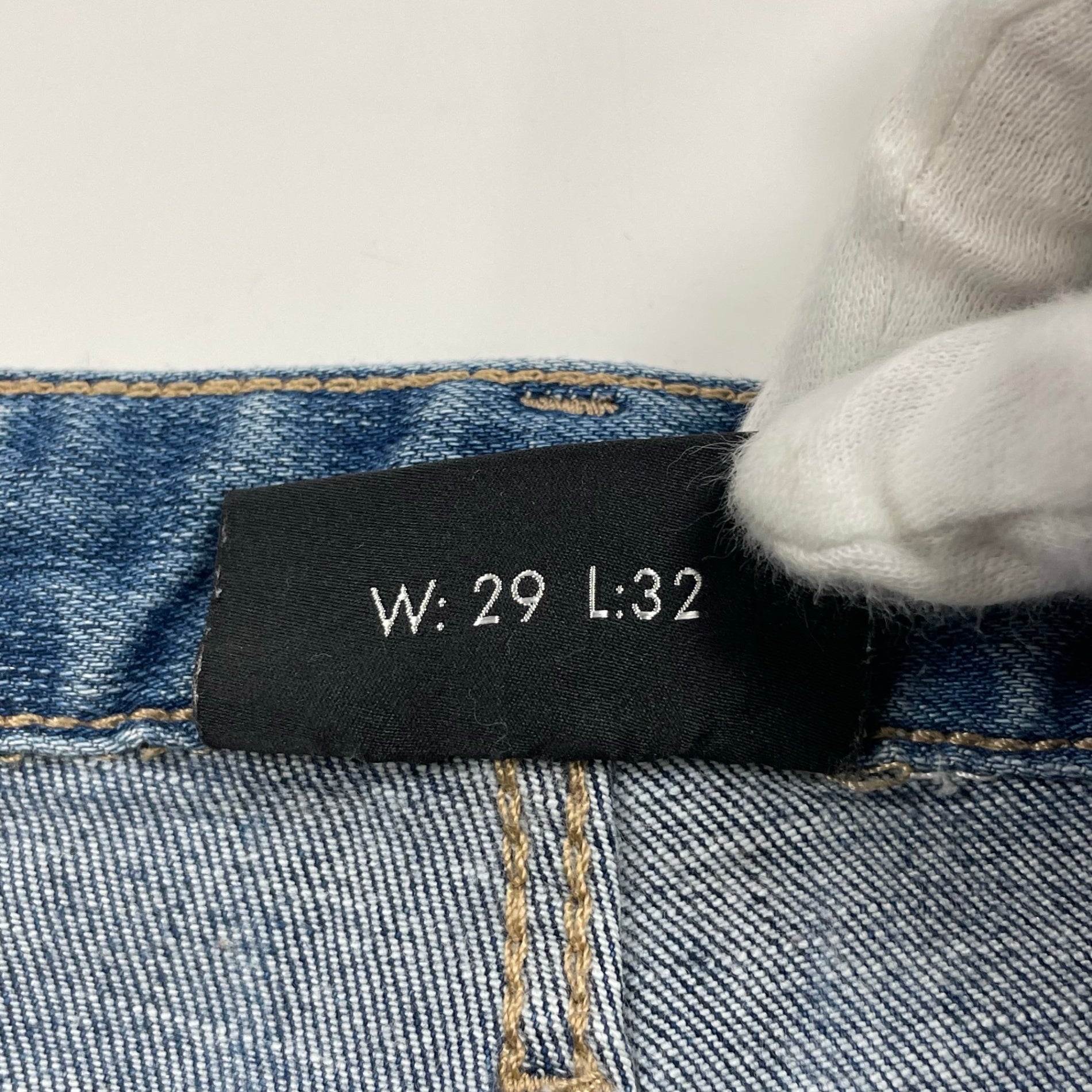 EMPORIO ARMANI エンポリオ アルマーニ / ダメージ加工デニムパンツ 参考定価：42,000程度 SIZE:W29 L32