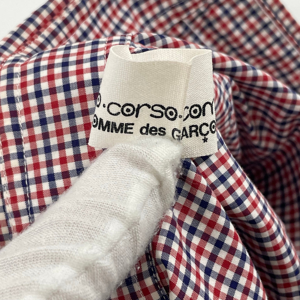 THOM BROWNE × 10 CORSO COMO COMME des GARCONS / コラボ チェック柄ボタンダウンシャツ SIZE:2