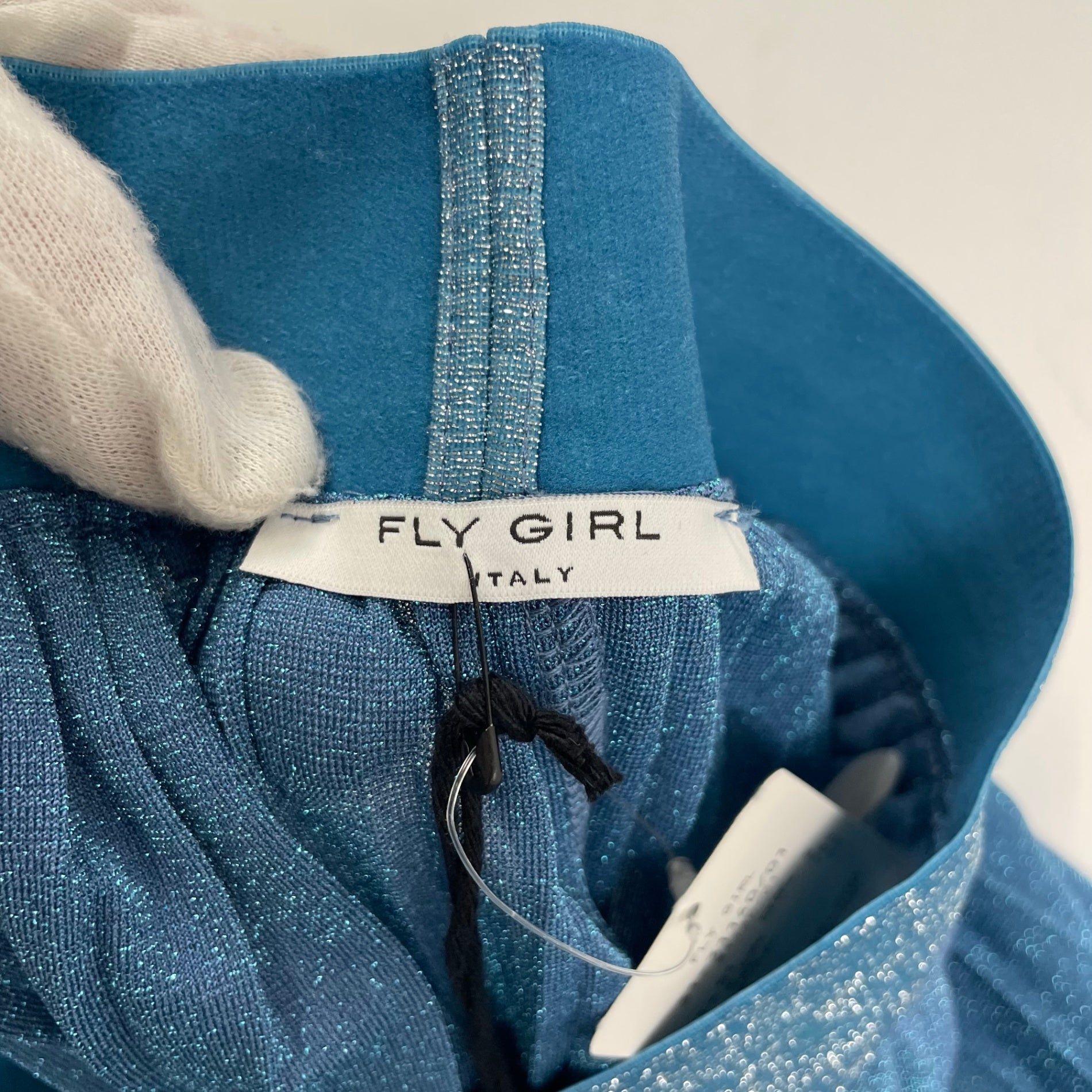 FLY GIRL フライガール / プリーツラメワイドパンツ 参考定価：39,000+tax SIZE：S