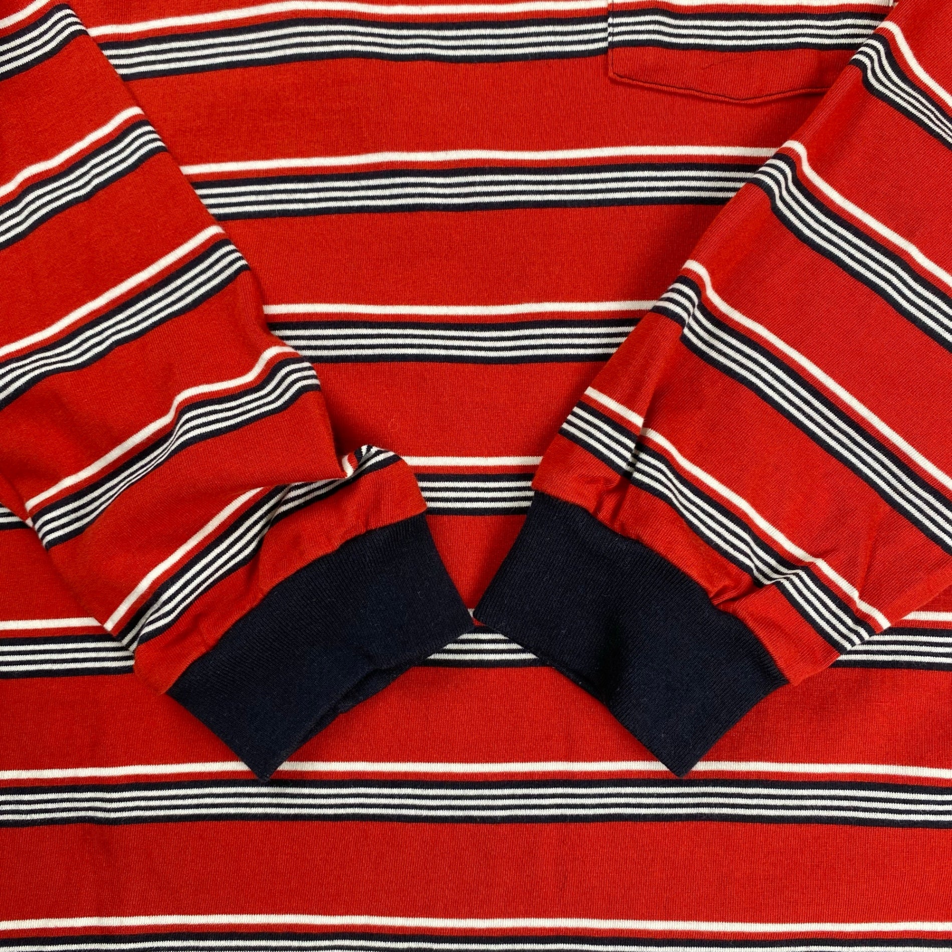 【タグ付】 BEAMS PLUS ビームスプラス / Pocket Tee Multi Stripe ボーダー Tシャツ 長袖 参考定価：8,000+tax SIZE:XL