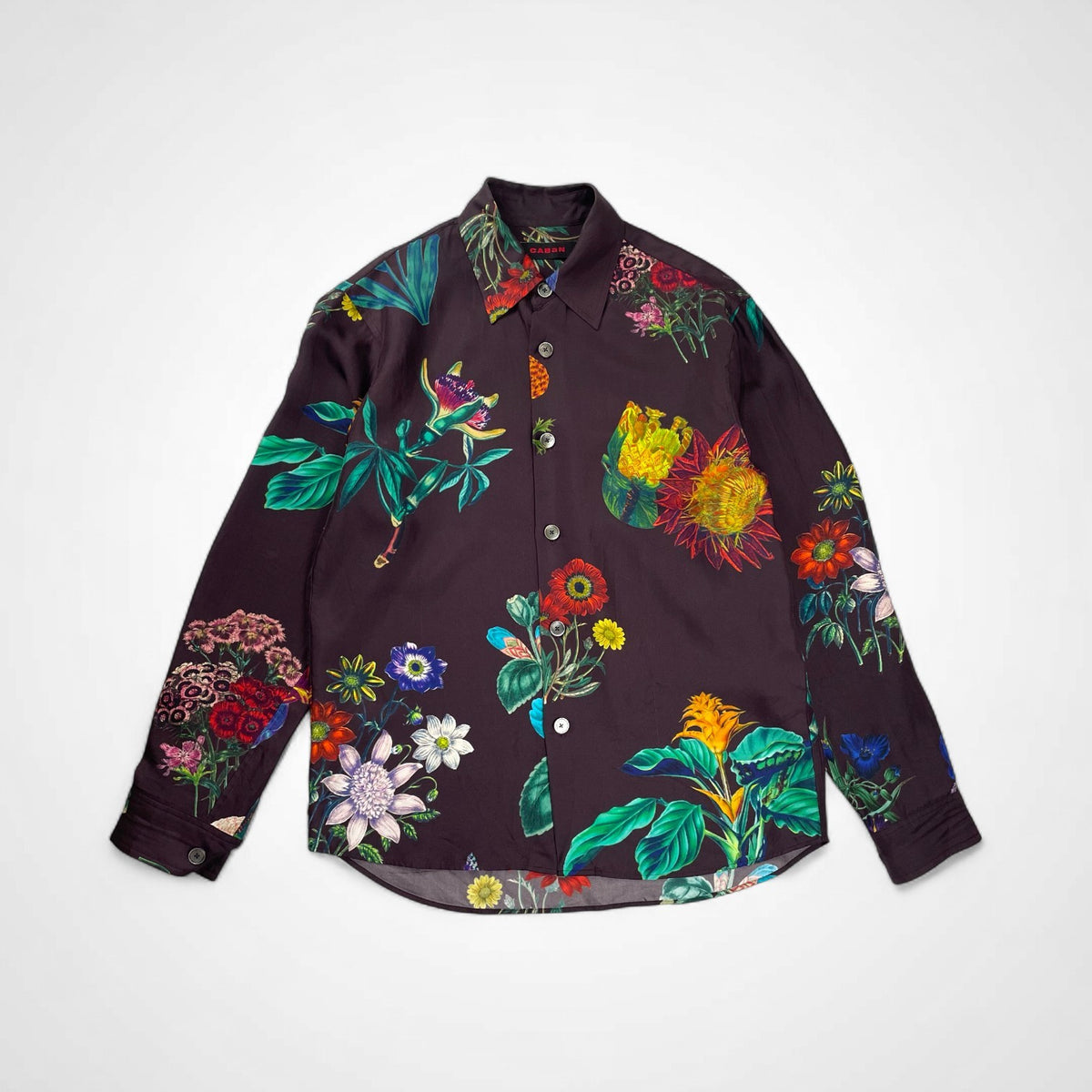 CABaN キャバン / シルクツイルIBIZAプリントシャツ 参考定価：43,000+tax SIZE:S