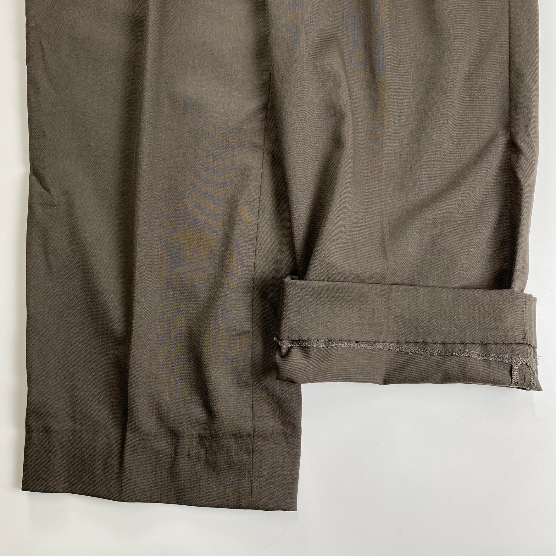 GIORGIO ARMANI GOLF ジョルジオアルマーニ ゴルフ / ヴィンテージ 2タックスラックス ブラウン SIZE:L程度