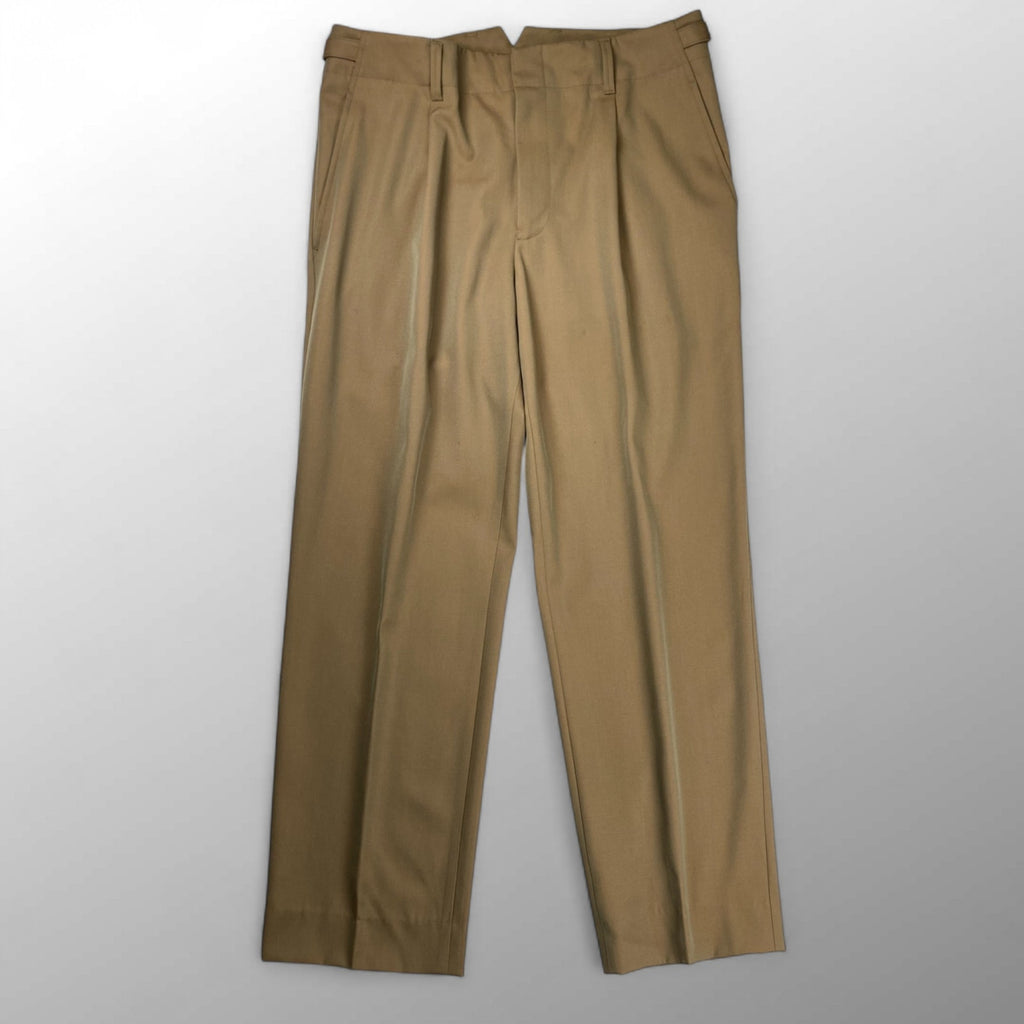 CABaN キャバン / ウールギャバジンツイル 1タックストレートパンツ 参考定価：38,000+tax SIZE:L