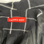 VIRGINIA BIZZI ヴァージニア ビッツィ / フリンジチェックライトコート H.P. FRANCE取り扱い 参考定価：60,000程度