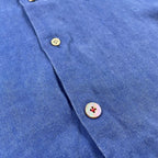 MAZZARELLI / リネンハンドフィニッシュシャツ 参考定価：40,000程度 SIZE:40