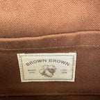 Brown Brown / キャンバス生地 ハンドルカゴバッグ 参考定価：24,000程度