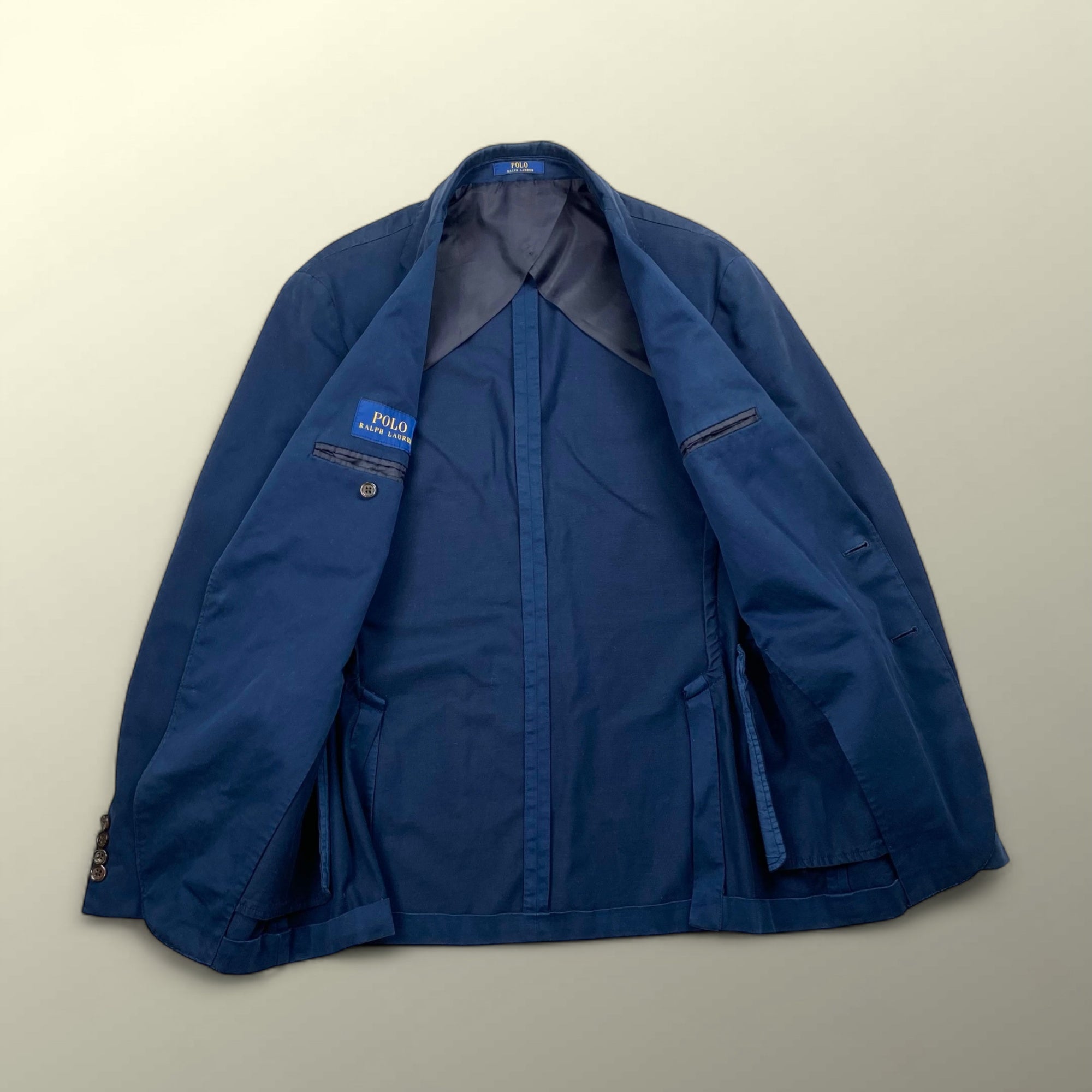 POLO RALPH LAUREN ポロ ラルフローレン / モールスキン調 テーラードジャケット ピックステッチ SIZE:36S