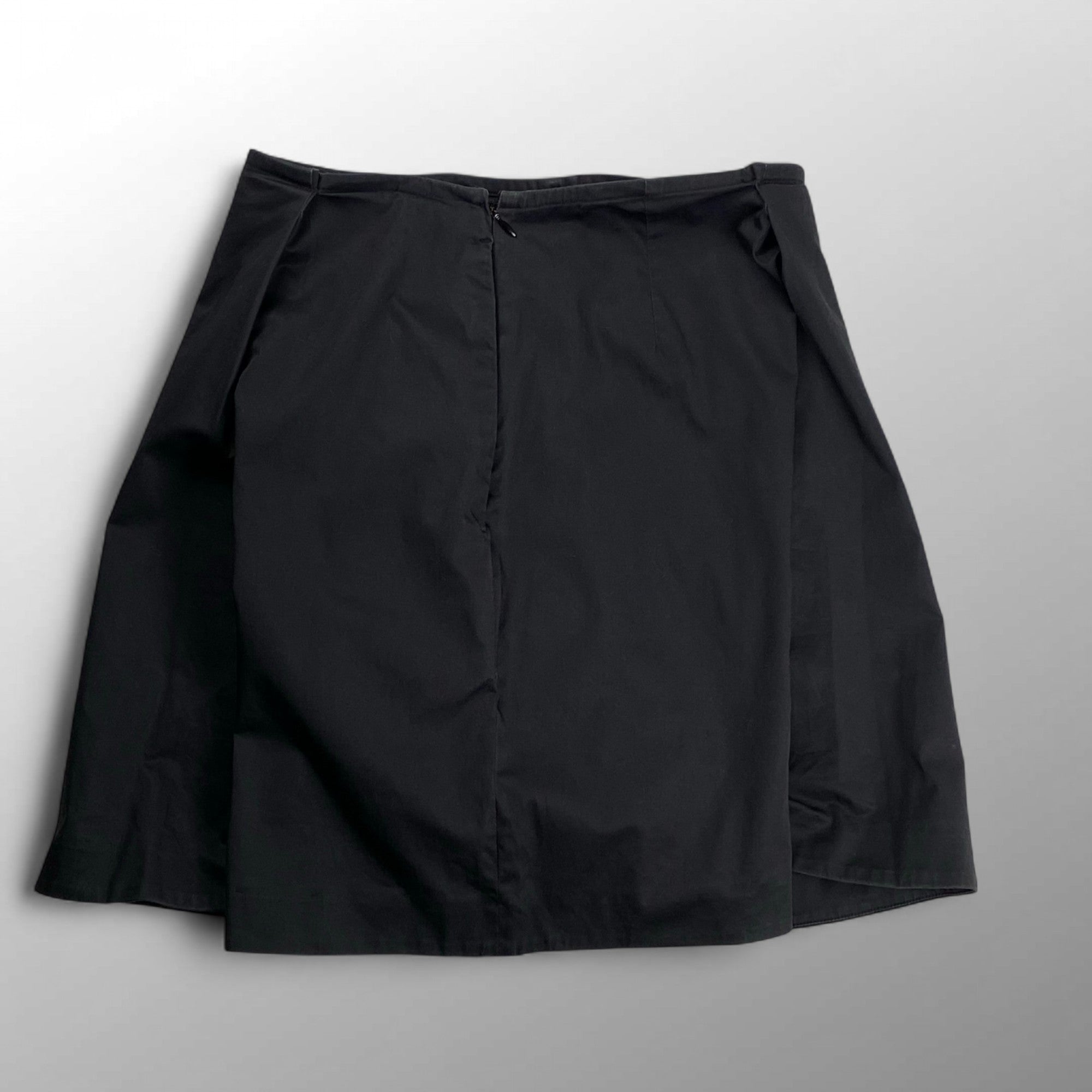 JIL SANDER ジルサンダー / スカートライク ハーフパンツ ショートパンツ ブラック SIZE：36