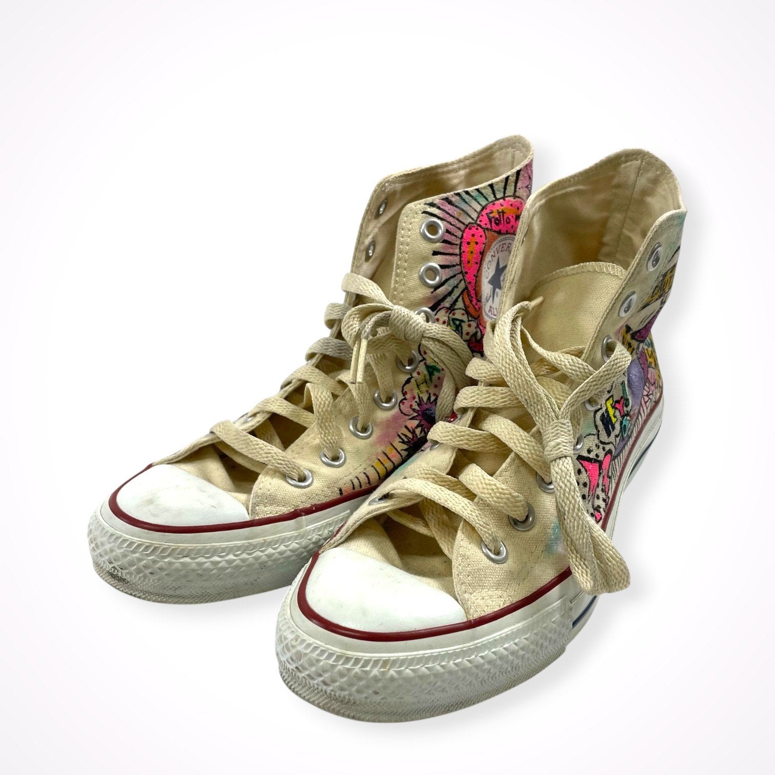CONVERSE / ペイント ハイカットスニーカー SIZE:25cm