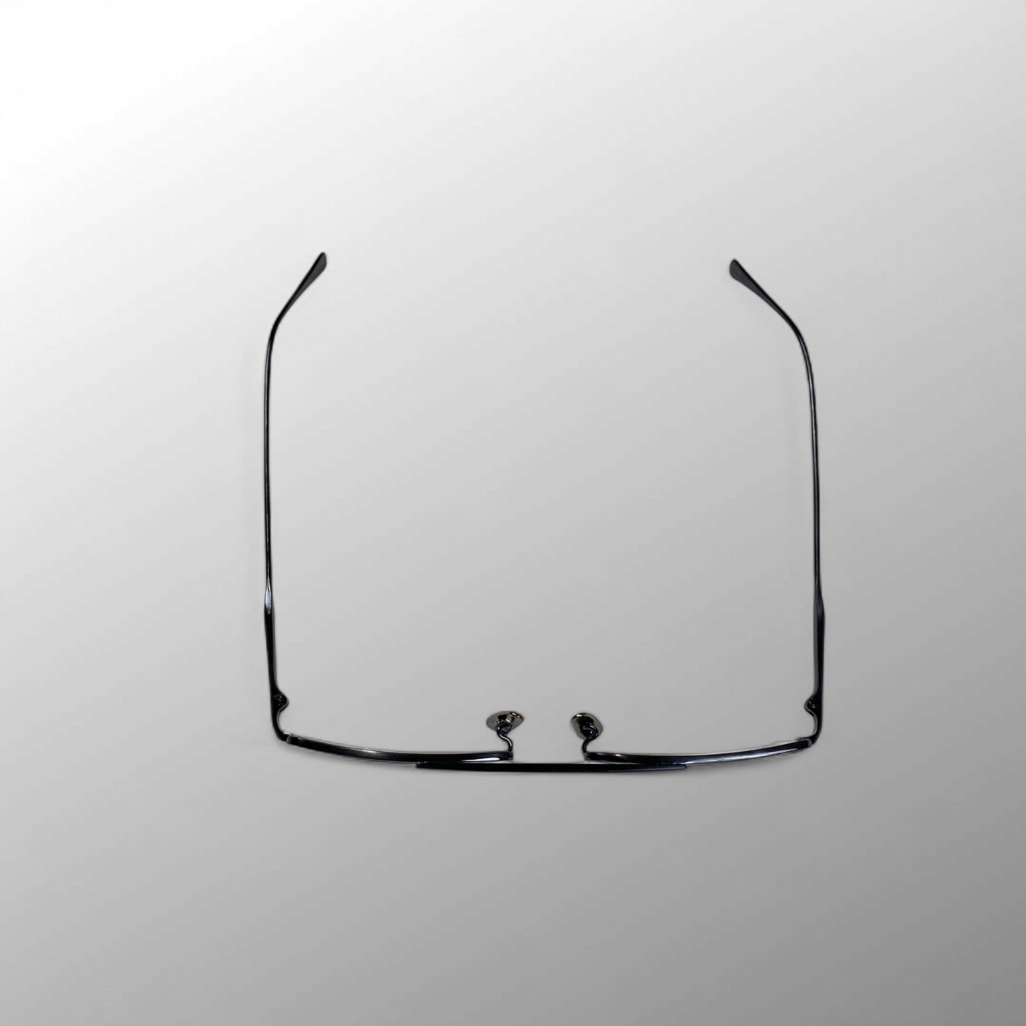 金子眼鏡 【METALシリーズ】 / ハイブリッジ ミニマル 伊達メガネ 度なしクリアレンズ入 参考定価：40,000+tax