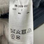 BATONER / ウール5Gシグニチャー畦編みドライバーズニット SIZE:2