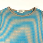JOHN SMEDLEY / 半袖ボーダーニット 参考定価：40,000程度 SIZE:XS