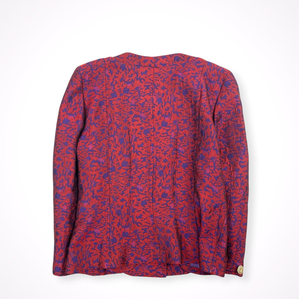 NINA RICCI / ヴィンテージ ジャガードジャケット 参考定価：200,000程度 SIZE:40