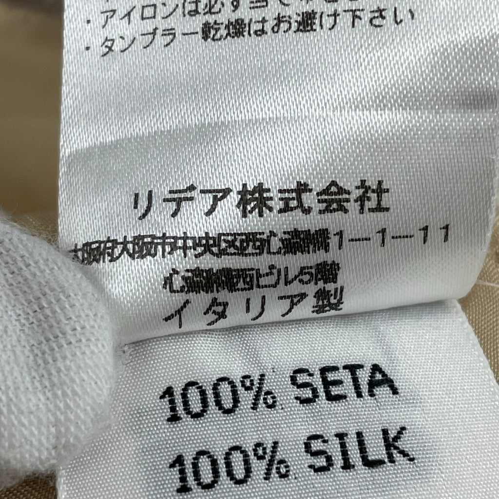 kiton / レース切替シルクワンピース 参考定価：400,000程度 SIZE:40
