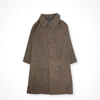 IM MEN ISSEY MIYAKE / MELANGE TWEEDハイネックコート LA23FA121 参考定価：150,000程度 SIZE:3