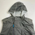 NIKE ナイキ / asymmetry tech hooded vest テック ベスト 立体ポケット SIZE：M