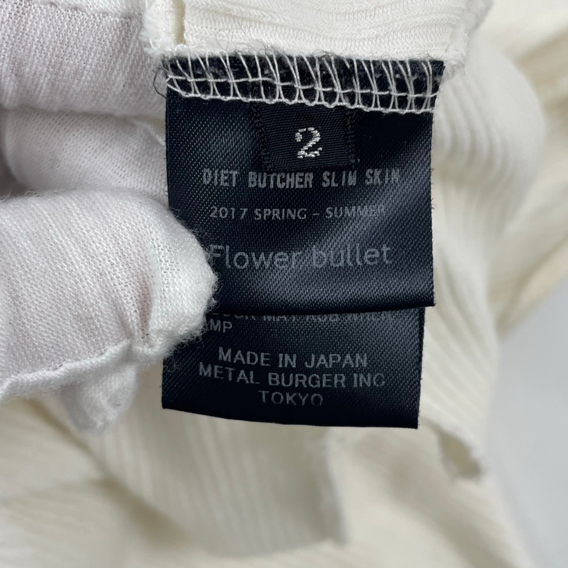 DIET BUTCHER SLIM SKIN / ロングタンクトップ 17SS SIZE：2