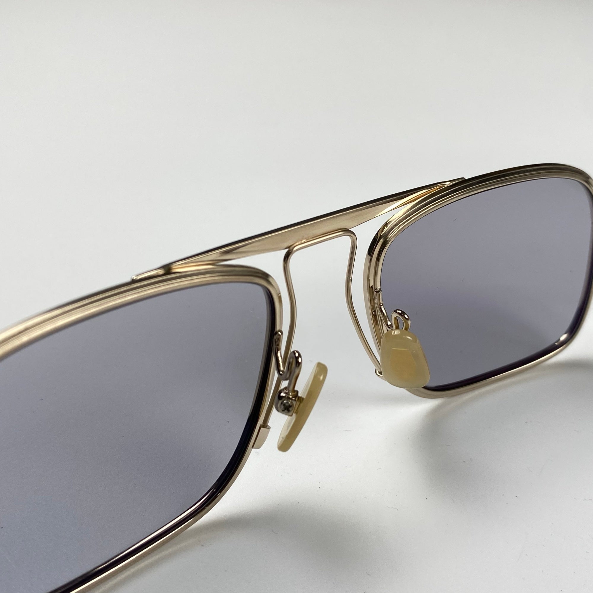 【極美品】 金子眼鏡 ヴィンテージコレクション / ブリッジデザイン サングラス KVS-31 BWG 参考定価：66,000+tax