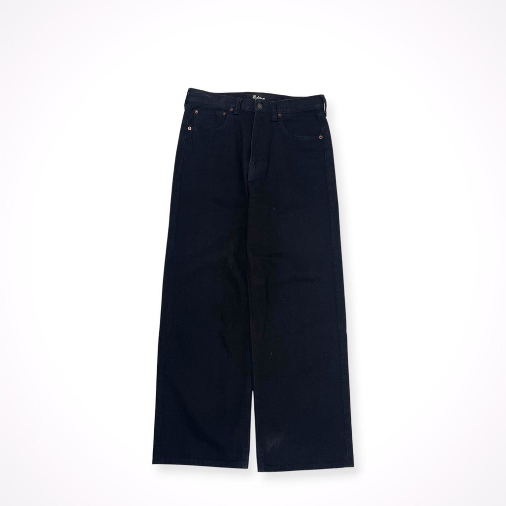 Edition / コットンブラックデニムルーズストレート 参考定価：26,000+tax SIZE:S