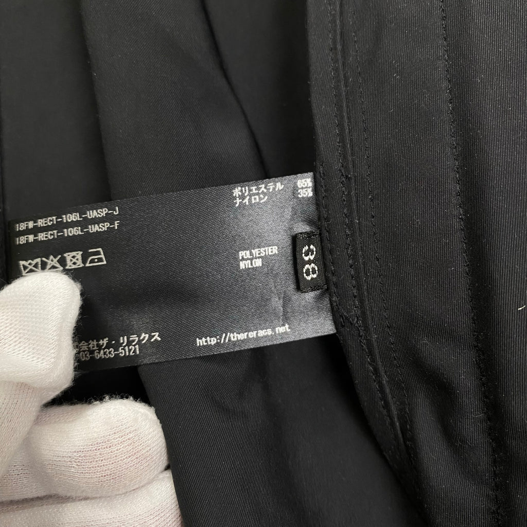 THE RERACS ザ リラクス / ショートモッズコート ブラック 参考定価：60,000程度 SIZE:38