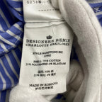 DESIGNERS REMIX CHARLOTTE ESKILDSEN / ストライプシャツ チュニック ウエストベルト 参考定価：25,000程度 SIZE：36(FREE SIZE)