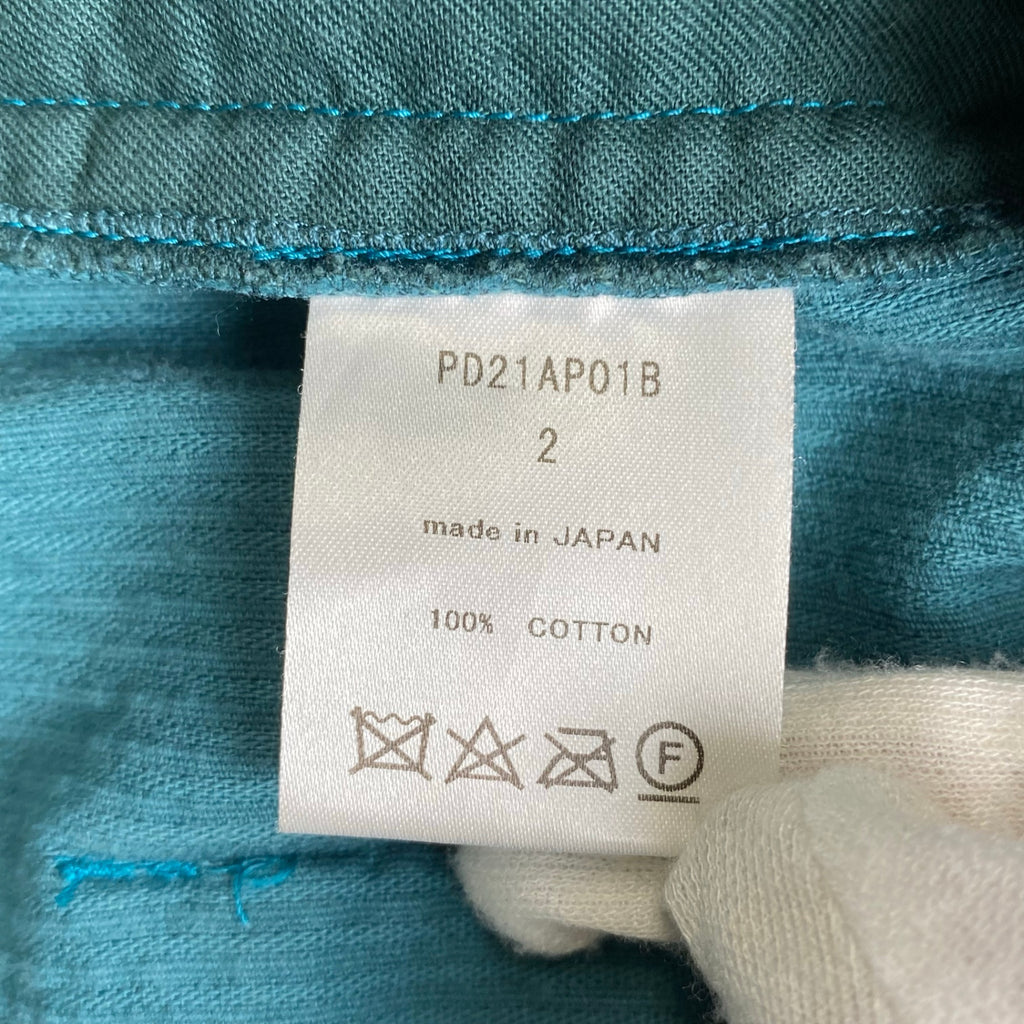 EL CONDUCTOR H × boys in the band コンダクター ボーイズインザバンド / EXCLUSIVE BIJOU CORDUROY TROUSERS 2タック コーデュロイパンツ 翡翠 SIZE:2