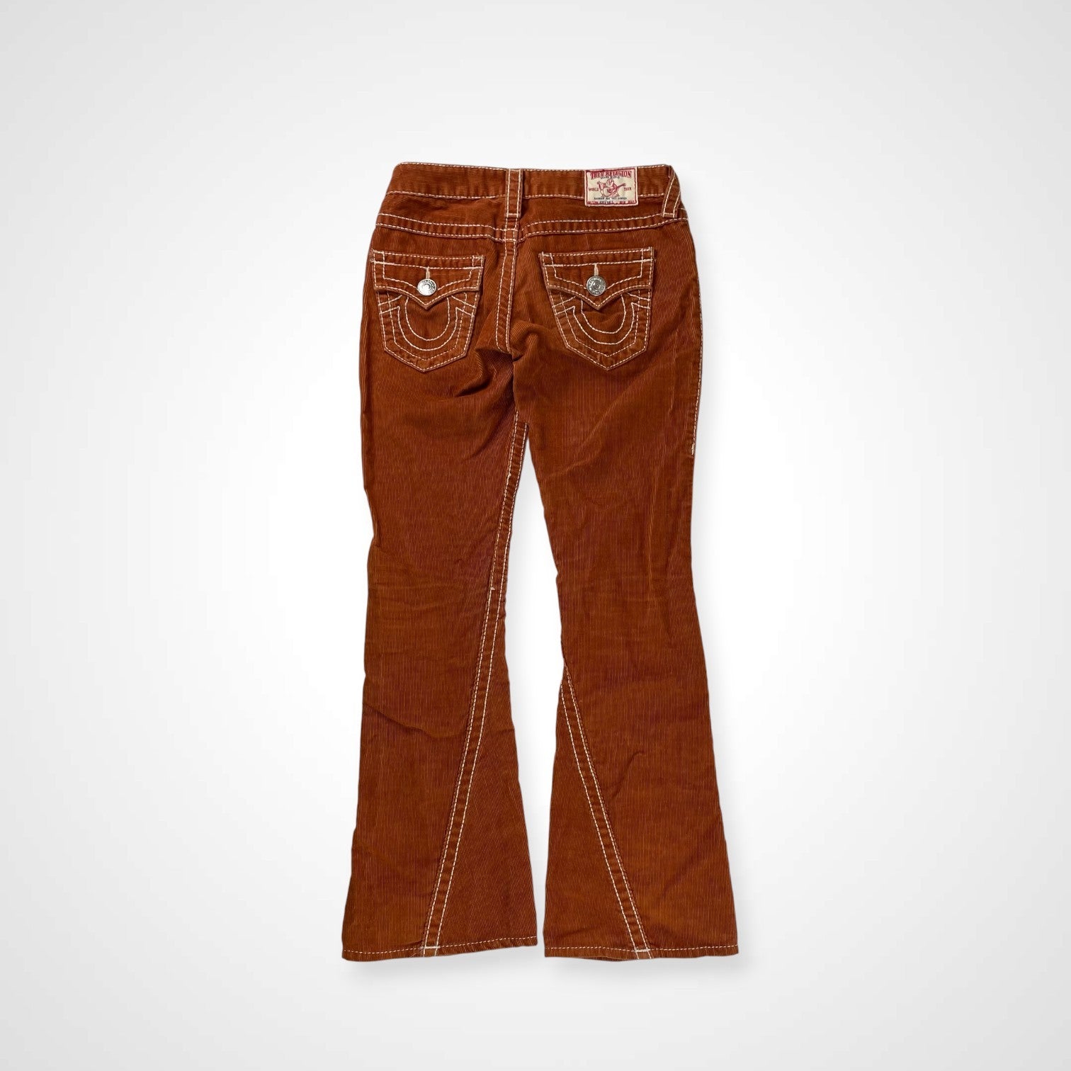 TRUE RELIGION トゥルーレリジョン / JOEY BIG T コーデュロイフレア ブラウン SIZE：W26