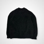 BATONER バトナー / Spread Alan Crew Neck ブラック 参考定価：28,000+tax SIZE:2