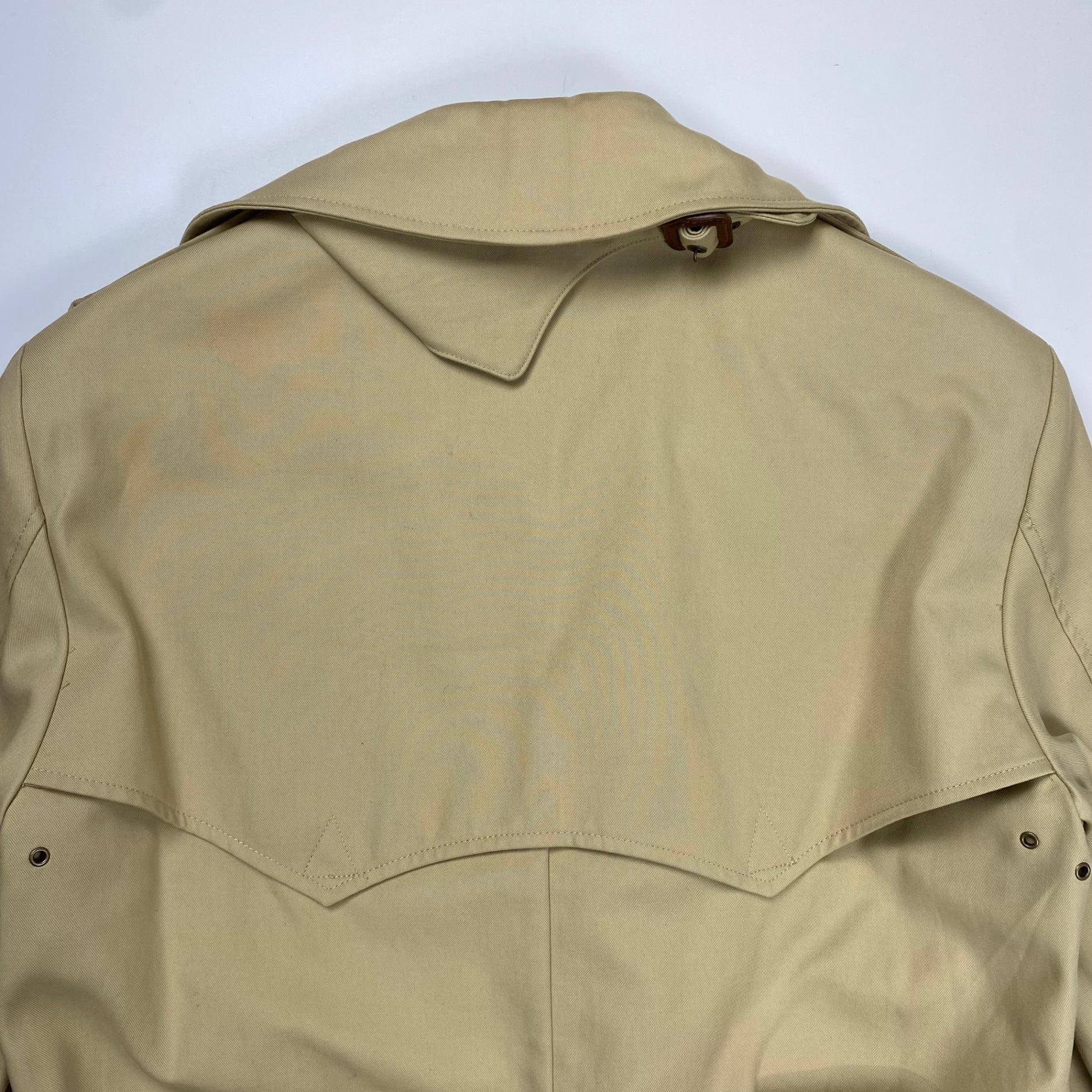 POLO RALPH LAUREN ポロ ラルフローレン / 100％コットンギャバ トレンチコート Dカン ガーメントカバー付 参考定価：89,000+tax SIZE:S