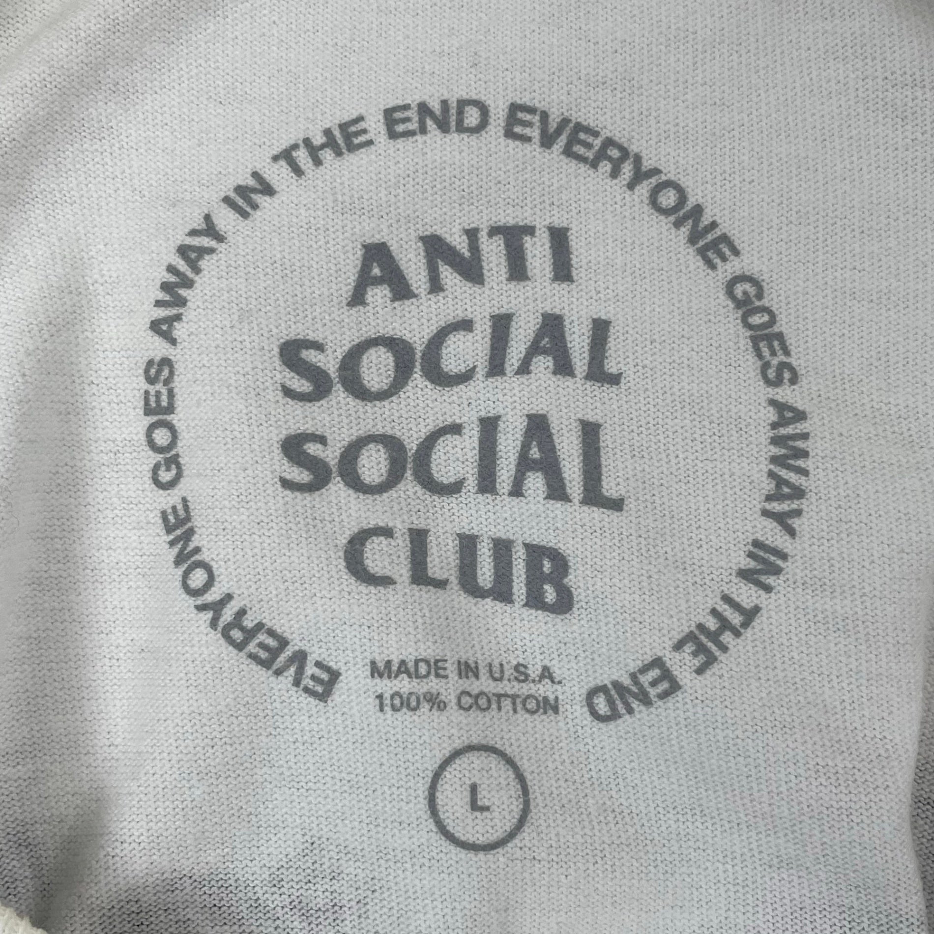 ANTI SOCIAL SOCIAL CLUB / Strange Arrangements Longsleeve Tee SIZE:L