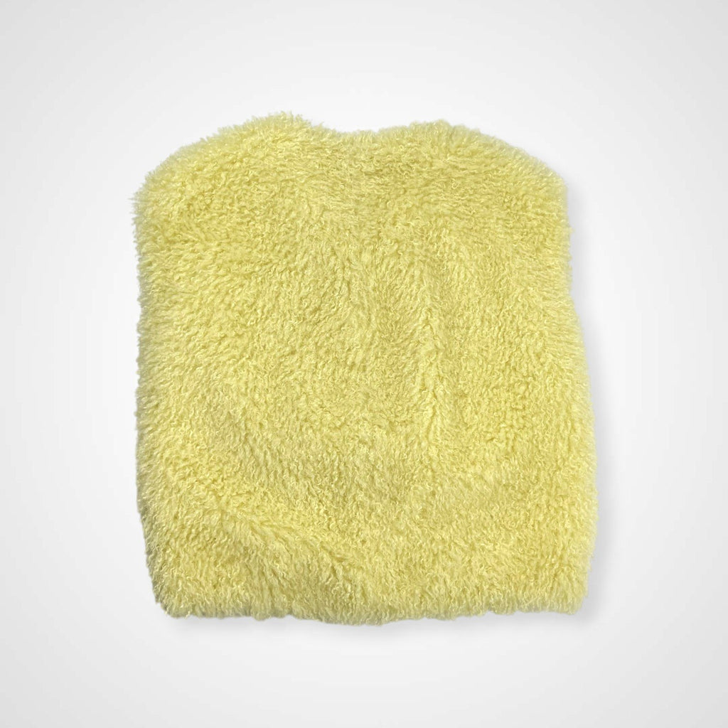 MIESROHE ミースロエ / シャギーベスト イエロー 参考定価：18,000+tax SIZE:FREE