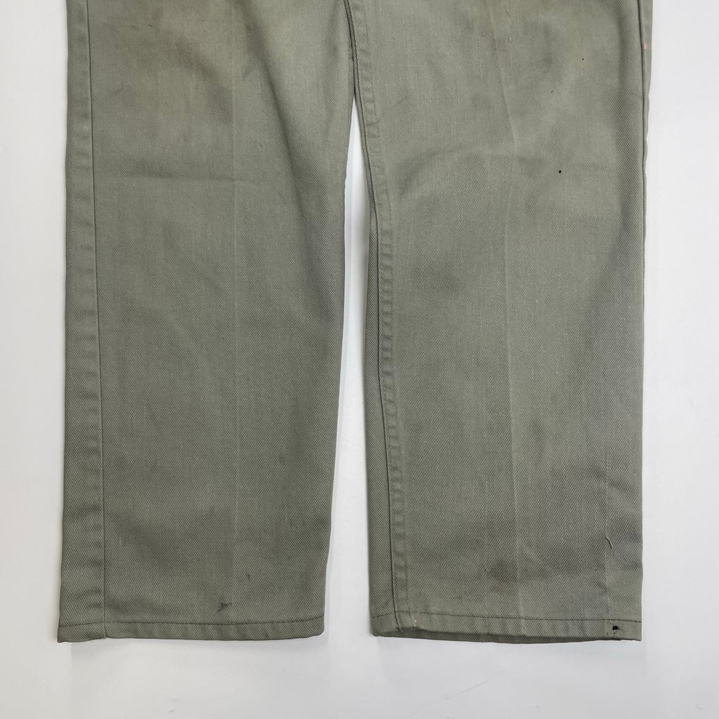 Levi's リーバイス / 黒タブBIG E スタプレスラックス 42TALON SIZE:W83cm