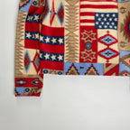 Burden × rockmount / ネイティブ柄フリースパーカー 参考定価：19,000+tax SIZE:M