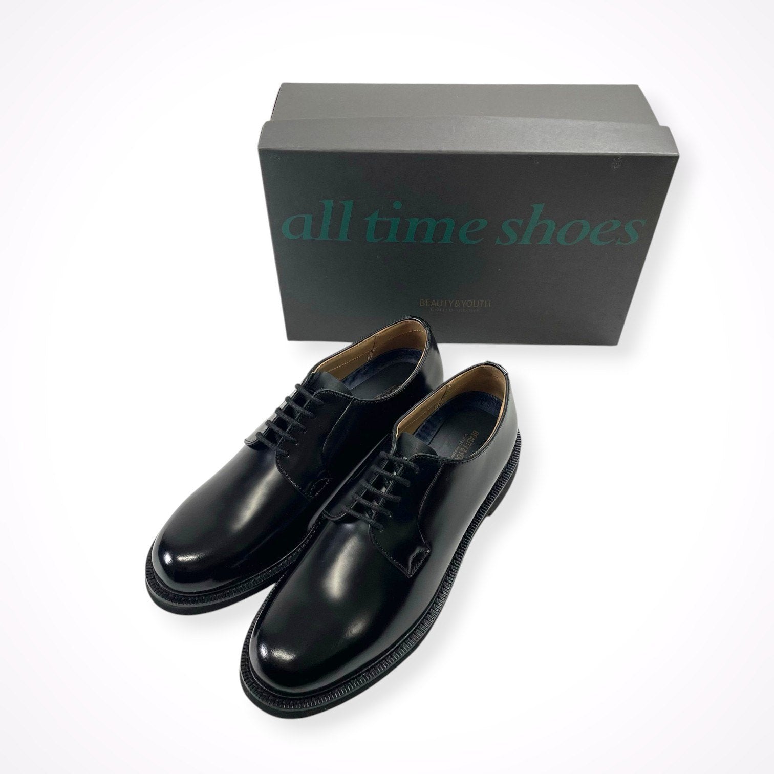 BEAUTY＆YOUTH / 未使用 オールタイムダービーシューズ 参考定価：23,600+tax SIZE:26cm