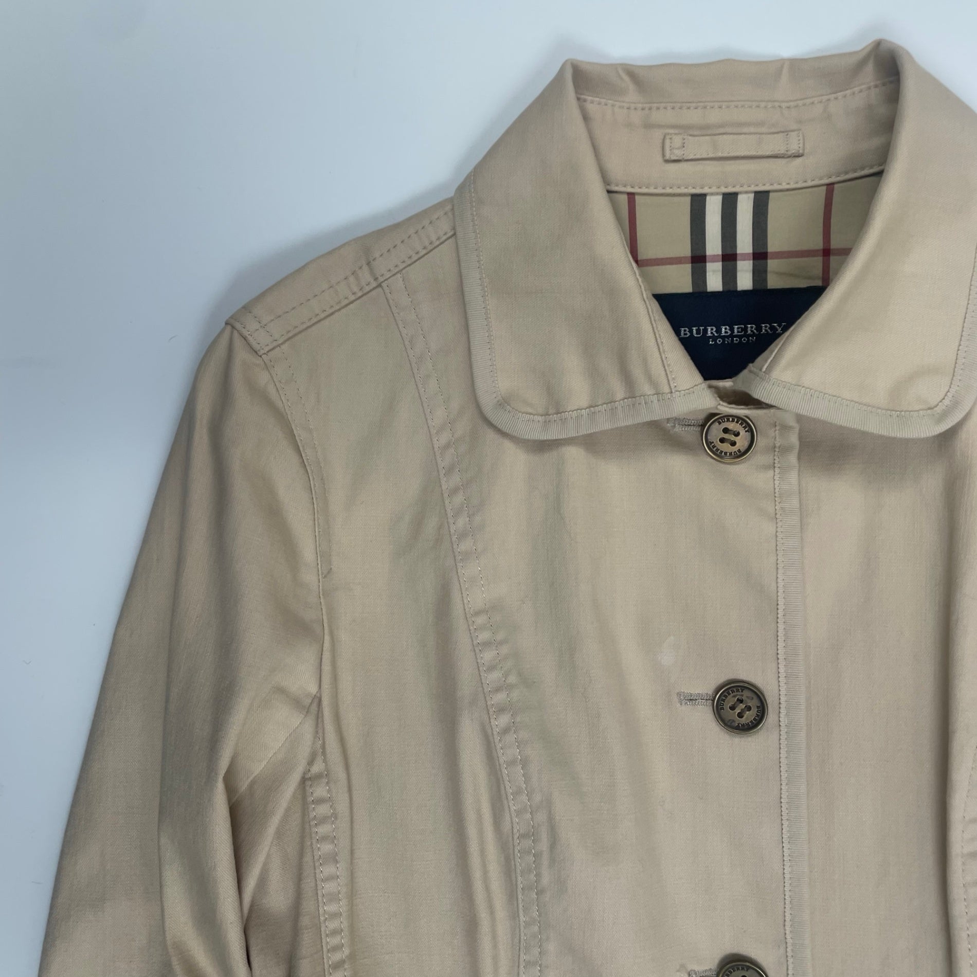 BURBERRY LONDON バーバリーロンドン / ギミックデザインジャケット ノヴァ裏地 参考定価：70,000程度 SIZE：40