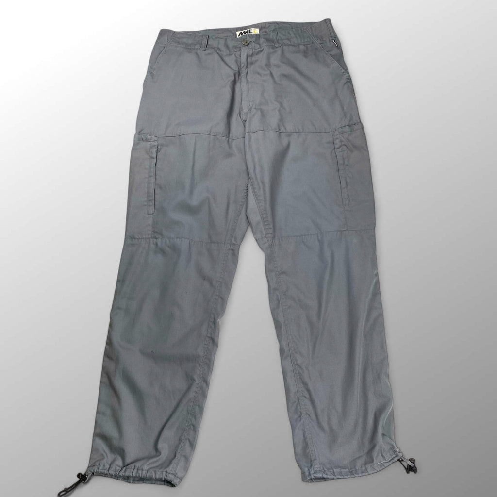 90s more about less モアアバウトレス / 90s アーカイブカーゴパンツ グレー ドローコード 旧FINESSE SIZE：L
