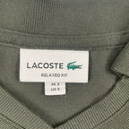 LACOSTE / L.12.12アレンジ スキッパーネックポロシャツ 参考定価：15,000+tax SIZE：5