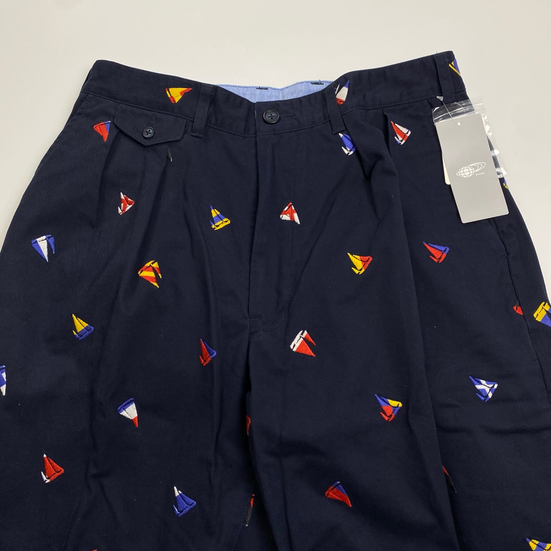 BEAMS PLUS ビームスプラス / 5ポケット エンブロイダリー チノパン タグ付 参考定価：38,000+tax SIZE:M