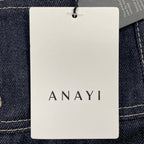 ANAYI / ハイウエストデニムパンツ 未使用品 参考定価：36,000+tax SIZE:38