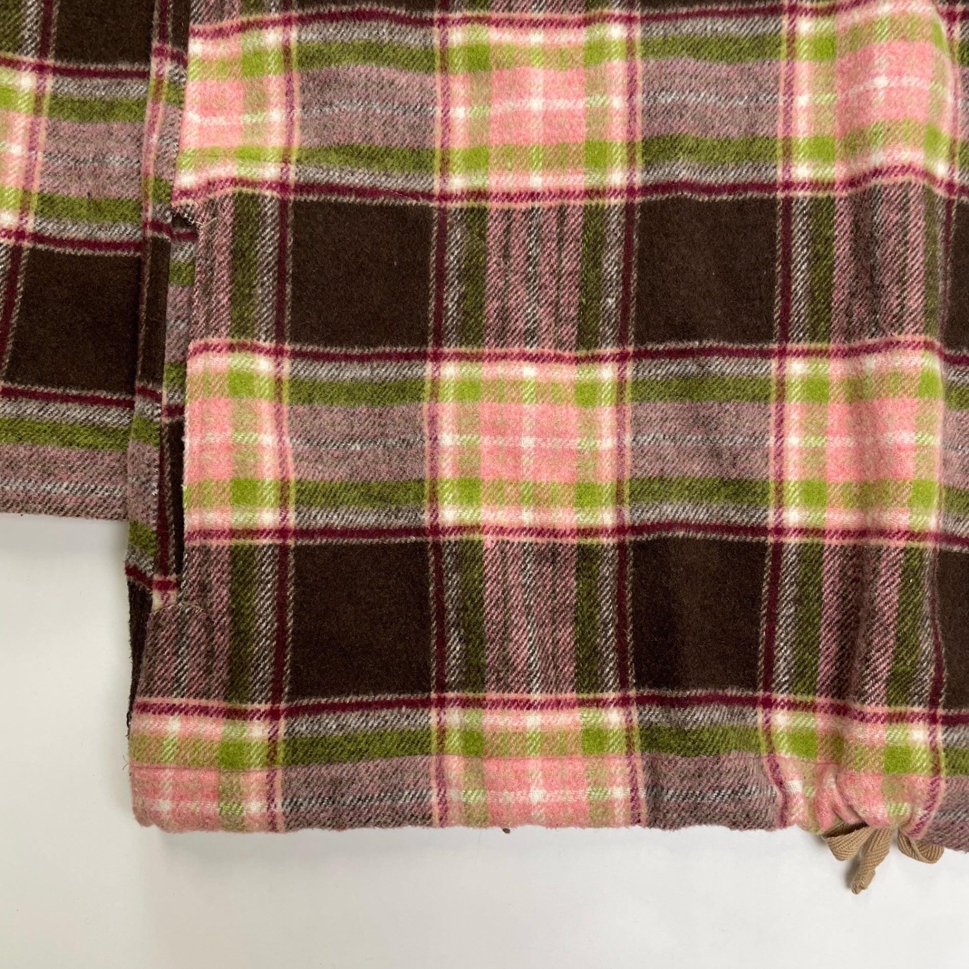 Engineered Garments エンジニアードガーメンツ / CAGOULE SHIRT POLY WOOL PLAID 参考定価：43,000+tax SIZE:S(L程度)