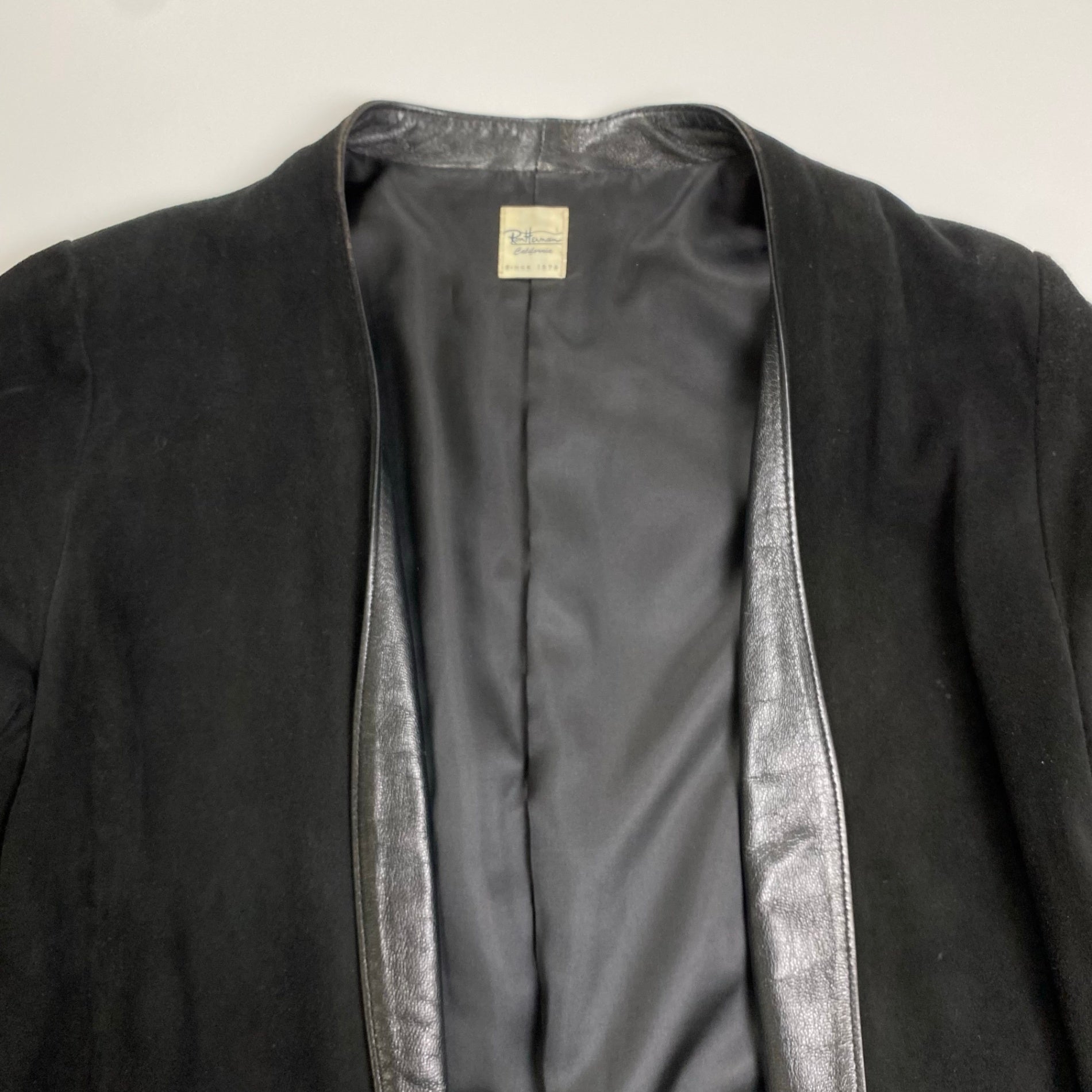 Ron Herman ロンハーマン / レザーガウンコート カーディガン スウェード 参考定価：70,000程度 SIZE：XS