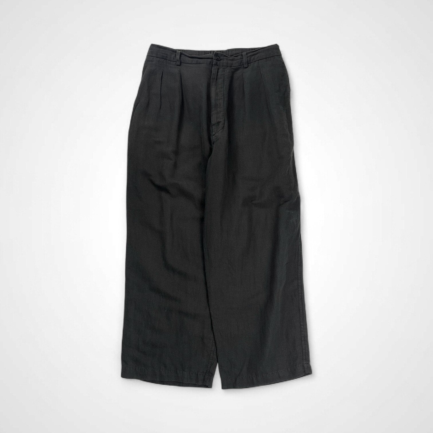 YOKO SAKAMOTO ヨーコ サカモト / コットンリネンイージーパンツ 参考定価：35,000程度  SIZE:M