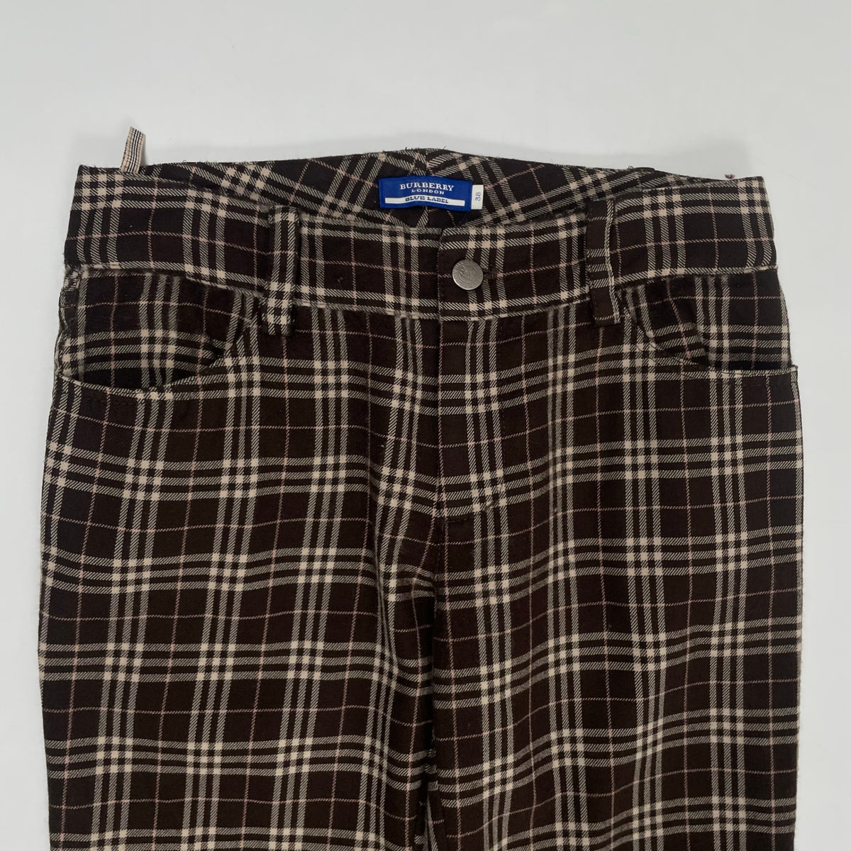 BURBERRY BLUE LABEL / チェックスラックス 参考定価：32,000程度 SIZE:38