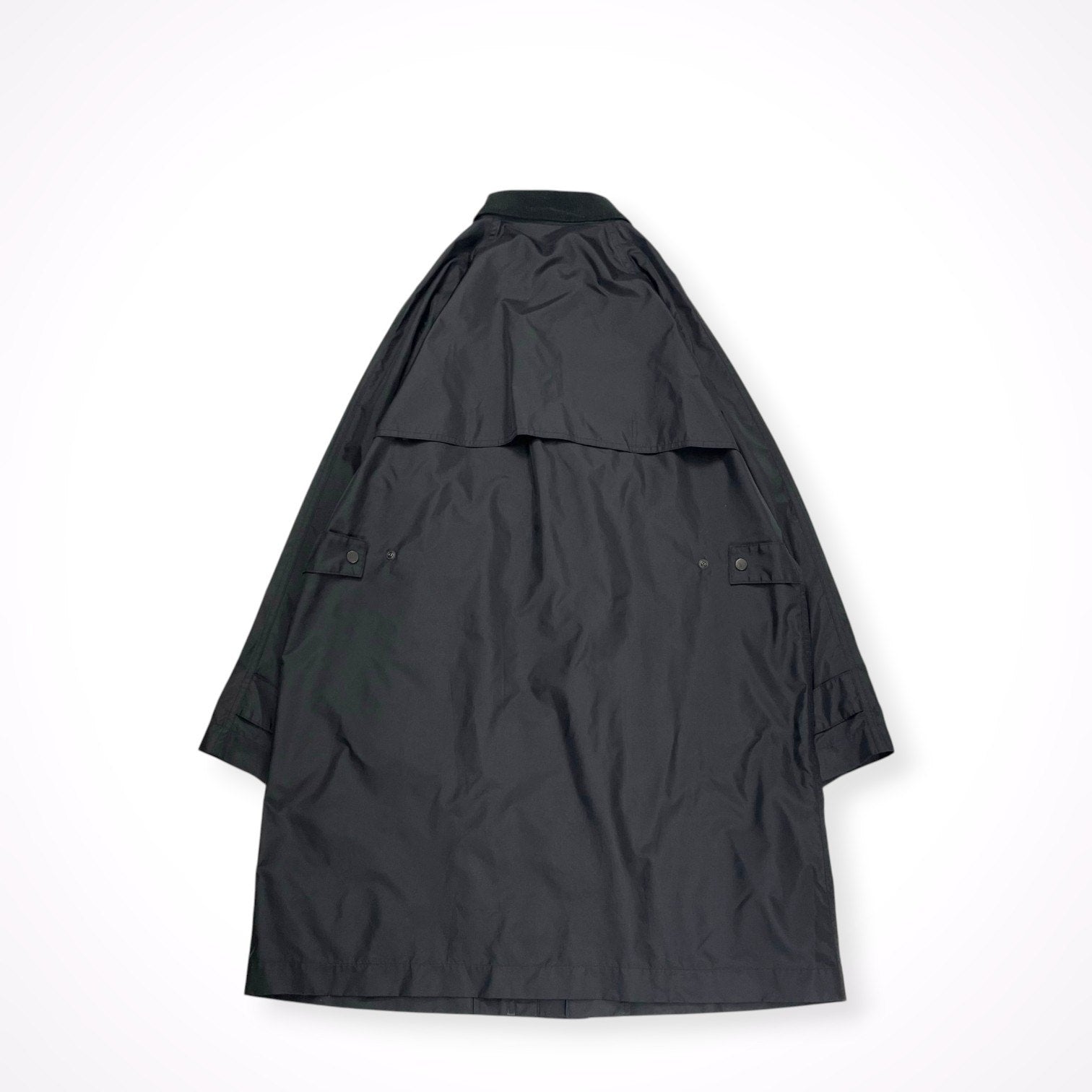 YLEVE / CYCLE NYLON WATER REPELLENT CLOTH COAT コーデュロイ襟ナイロンコート SIZE:5