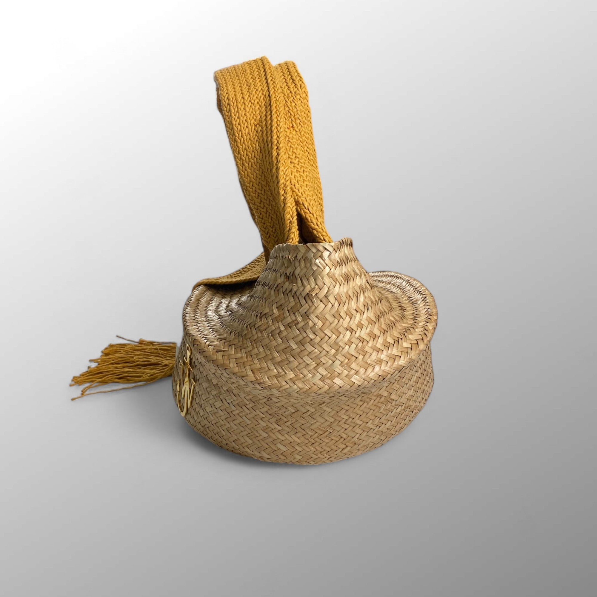 J.W ANDERSON ジェイダブリューアンダーソン / BASKET BAG カゴバッグ フリンジ ロゴ 参考定価：37,000+tax