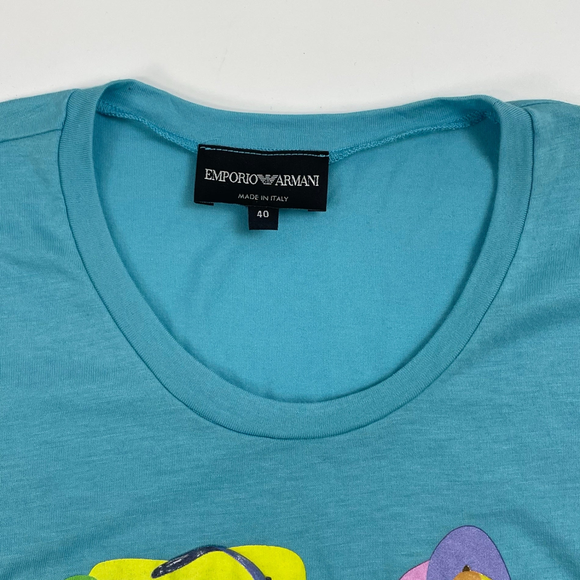 EMPORIO ARMANI エンポリオ アルマーニ / プリントTEE イタリア製 SIZE:40