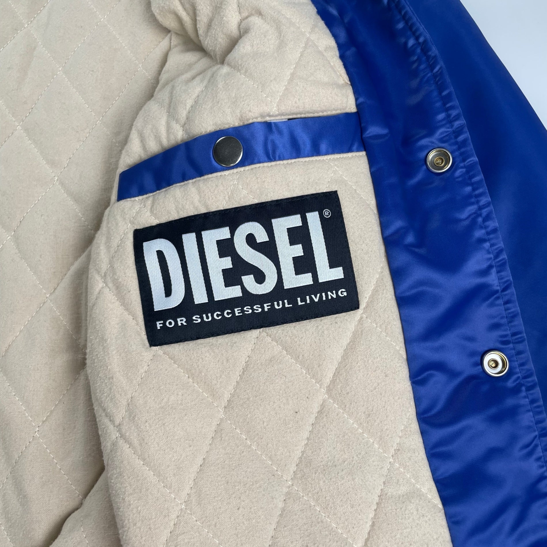 DIESEL ディーゼル / スタジャン バーシティージャケット 美品 参考定価：48,000+tax SIZE：S