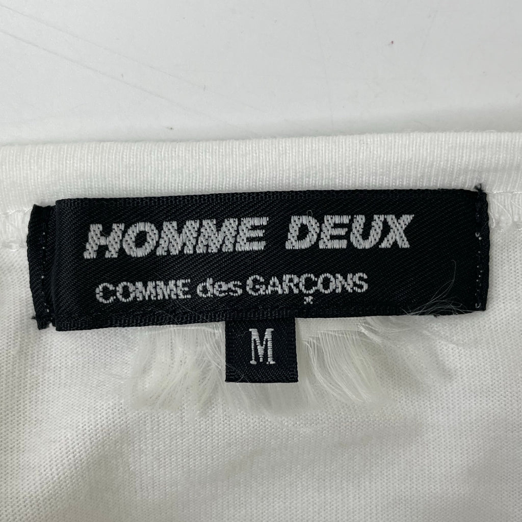 COMME des GARCONS HOMME DEUX / 18SS フラワー刺繍TEE DA-T007 SIZE:M