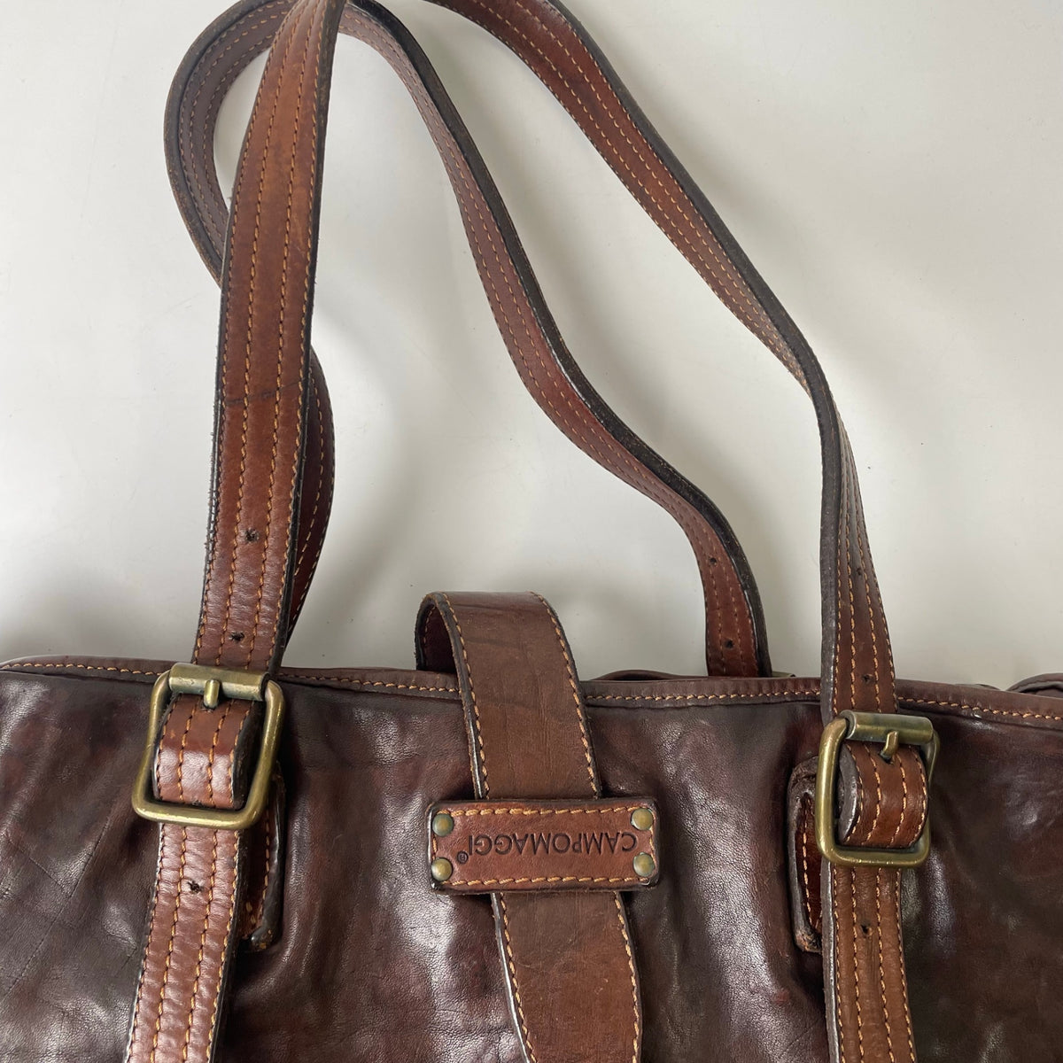 CAMPOMAGGI / teodorano 2WAYレザートートバッグ 参考定価：80,000程度