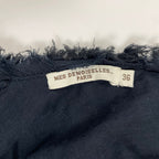 MES DEMOISELLE LES PARIS メドモアゼル / ガーゼフロントリボンブラウス 参考定価：30,000程度 SIZE:36